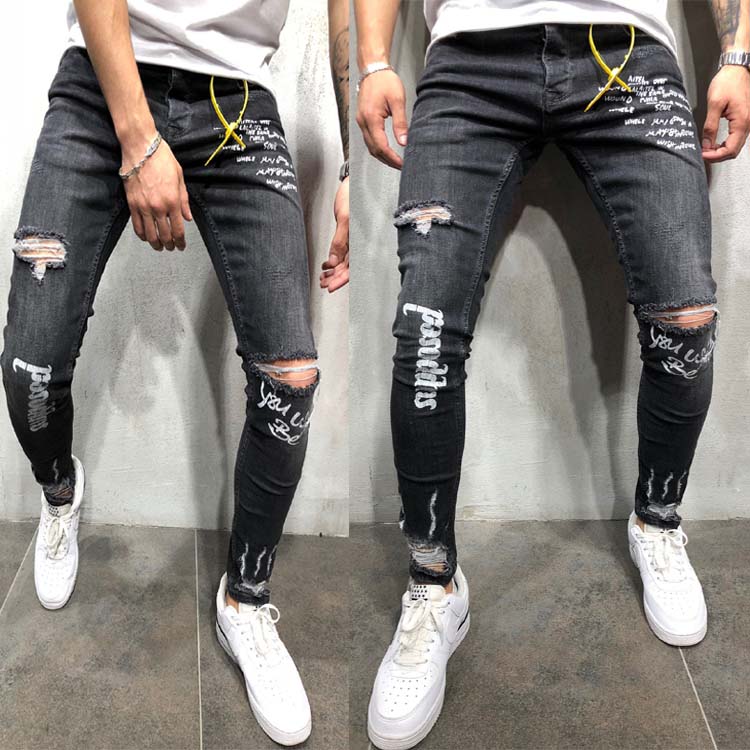 New fashion Ȧ ڼ jeans Slim men  mens ĳ־ T..